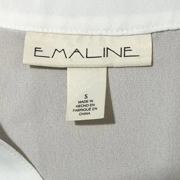 Emaline Small Blouse Sleeveless Sheer Career Work Office Church Business Top - Picture 5 of 6